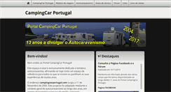 Desktop Screenshot of campingcarportugal.com