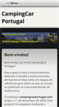 Mobile Screenshot of campingcarportugal.com