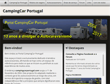Tablet Screenshot of campingcarportugal.com